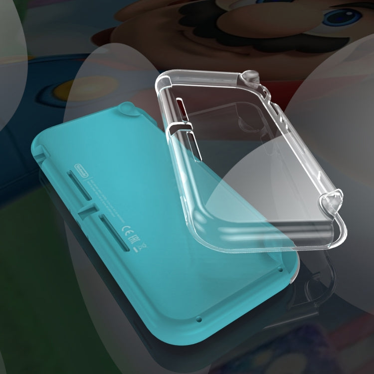 Étui de protection en TPU souple transparent résistant aux chutes pour Nintendo Switch Lite (Blanc)
