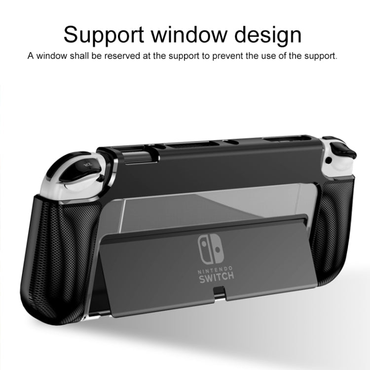 Coque de protection TPU + PC pour Nintendo Switch Oled (Noir)