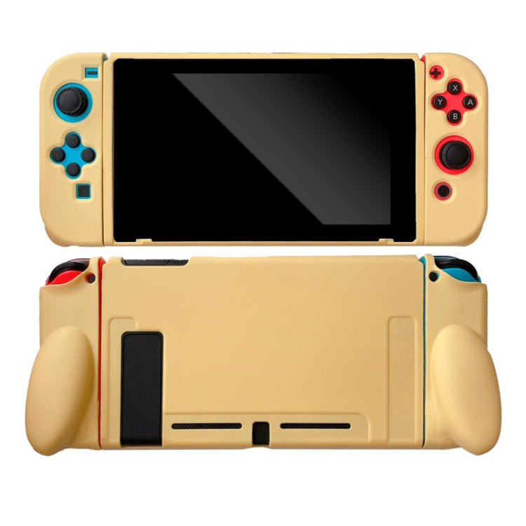 For Nintendo Pure Color Shockproof TPU Case (Beige Brown)