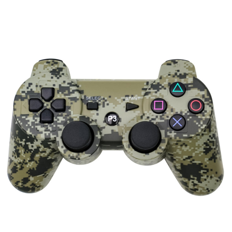 Snowflake Button Wireless Bluetooth Camouflage Gamepad Game Controller For PS3