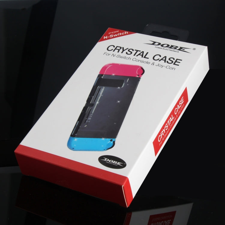 TNS-1710 Estuche rígido de Cristal 4 en 1 Para Nintendo Switch Body y Gamepad (transparente)