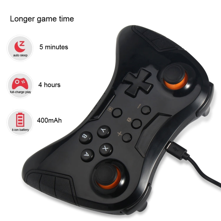 DOBE TNS-1724 Commutateur somatosensoriel sans fil à 6 axes Télécommande Joystick Gamepad pour Nintendo Switch (Noir)