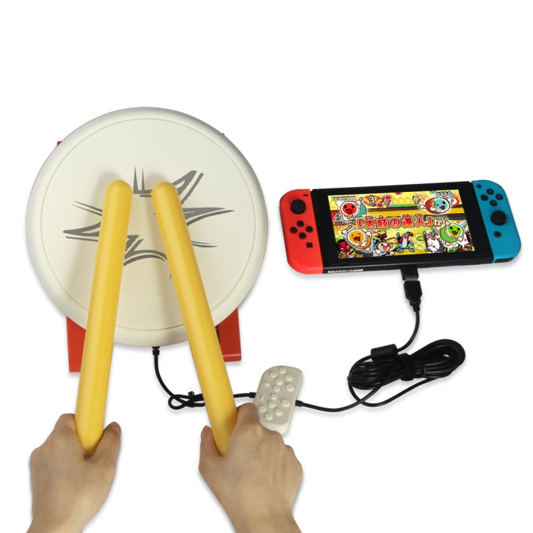 DOBE TNS-1867 Video Game Drum Sticks Controller Taiko Drum Kits for Nintendo Switch