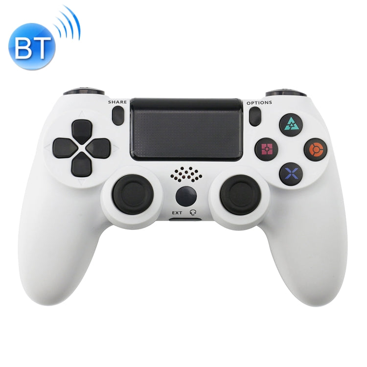 Wireless Bluetooth Game Handle Controller for PS4 (White)