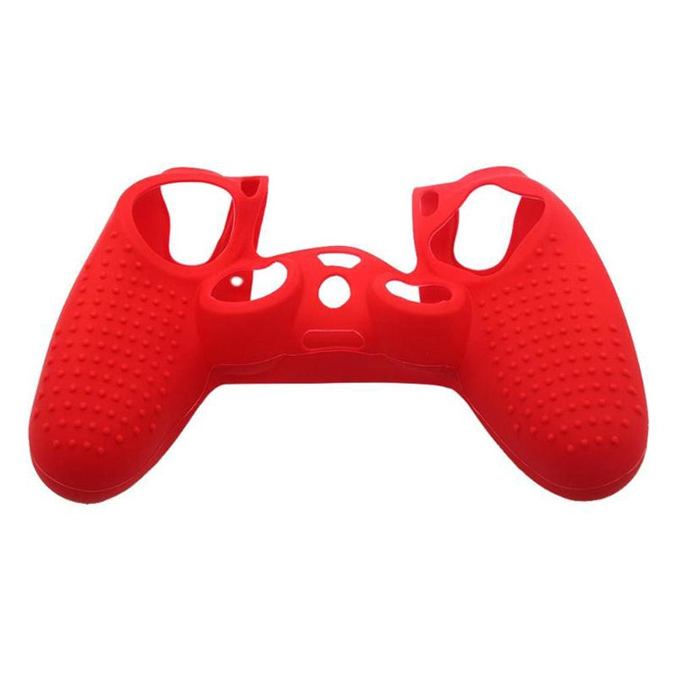 Coque de protection en silicone antidérapante pour Sony PS4 (rouge)
