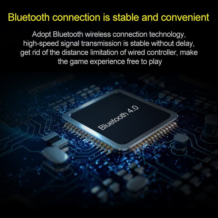 Controlador de juego Inalámbrico Bluetooth Joypad Gamepad Para Switch / PC (Negro)