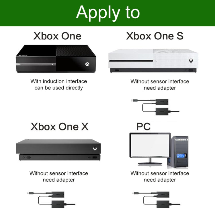 Fuente de Alimentación del adaptador de CA Kinect 2.0 Para PC con Windows / Xbox One S / X Enchufe de US