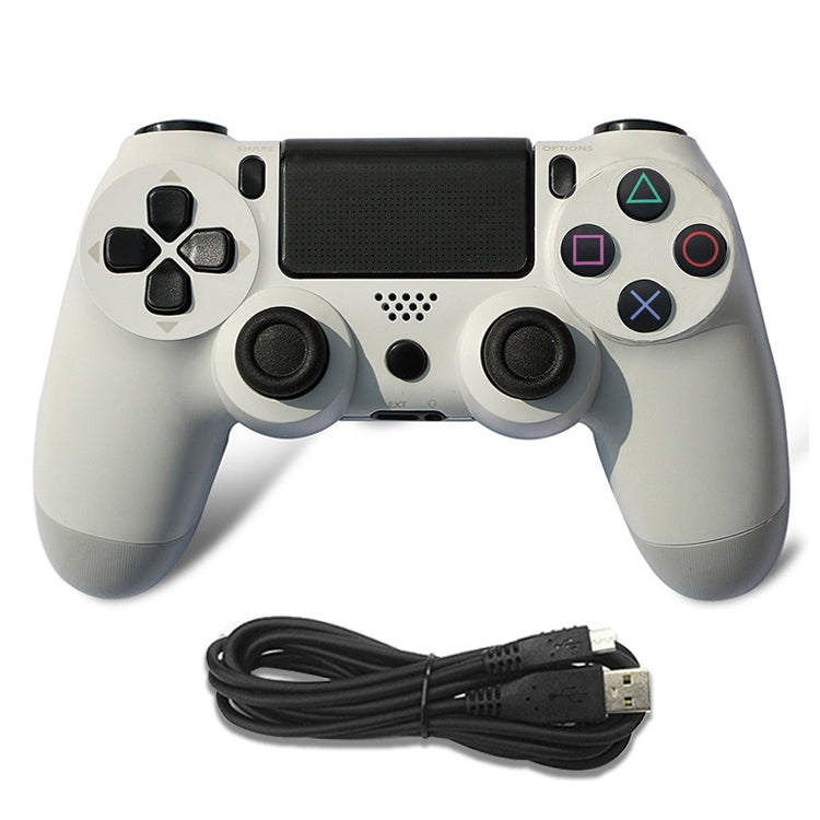 Para PS4 Gamepad Controlador de Juegos con Cable (Blanco)