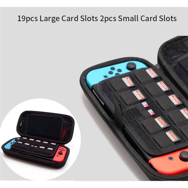 GHKJOK GH1739 EVA Portable Hard Cover Cases for Nintendo Switch (Black)