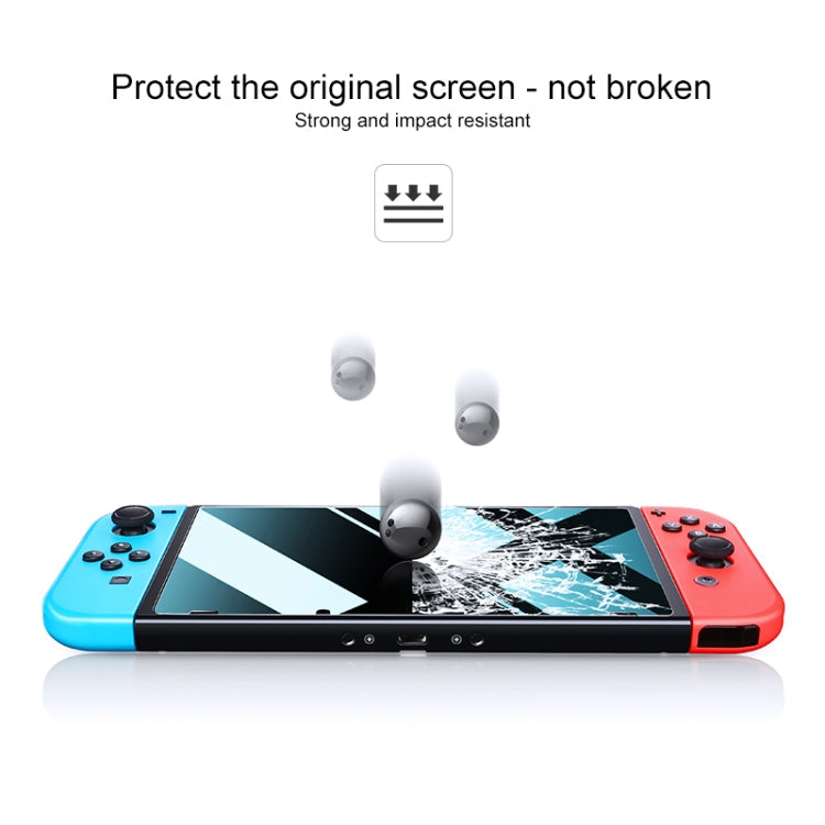 50 Pieces Anti-scratch Tempered Glass Screen Film For Switch Lite
