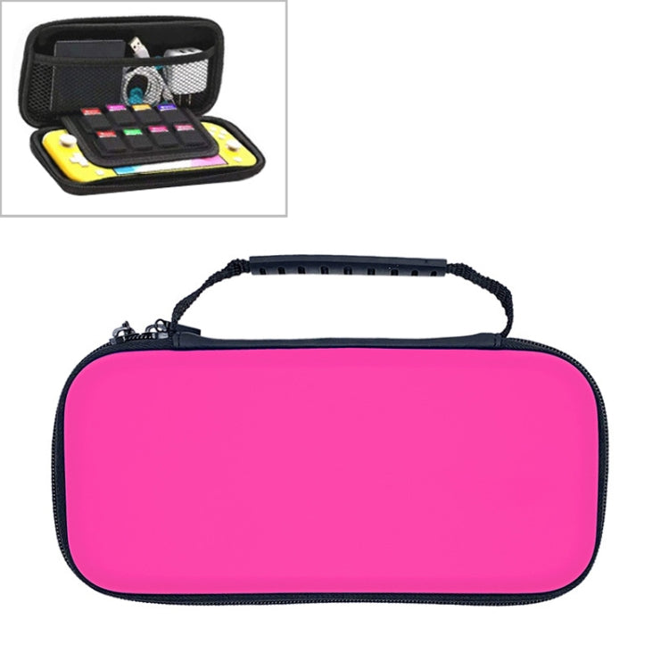 Étui de protection portable pour sac de rangement pour machine de jeu EVA pour Switch Lite (rose)