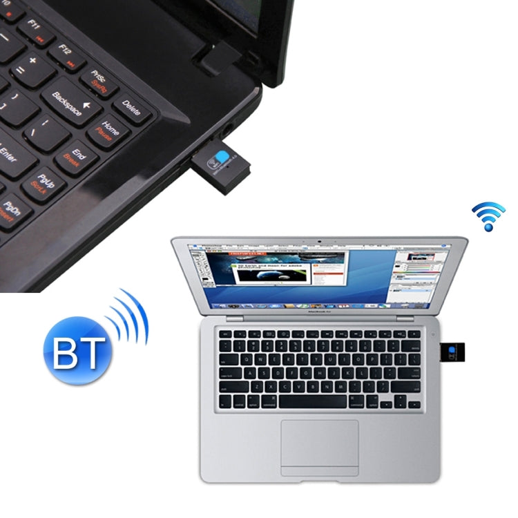 Adaptador Inalámbrico 2 en 1 Bluetooth 4.0 + 150Mbps 2.4GHz USB WiFi