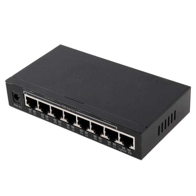 Conmutador POE de 8 Puertos a 10 / 100Mbps IEEE802.3Af Conmutador de red de Alimentación a través de Ethernet Para dispositivos de AP de Teléfono VoIP de Cámara IP