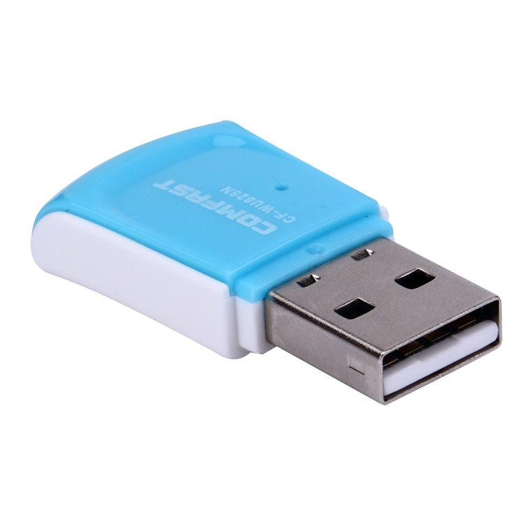Adaptador de Tarjeta Nano de red USB 802.11N Inalámbrico de 300 Mbps (Azul)