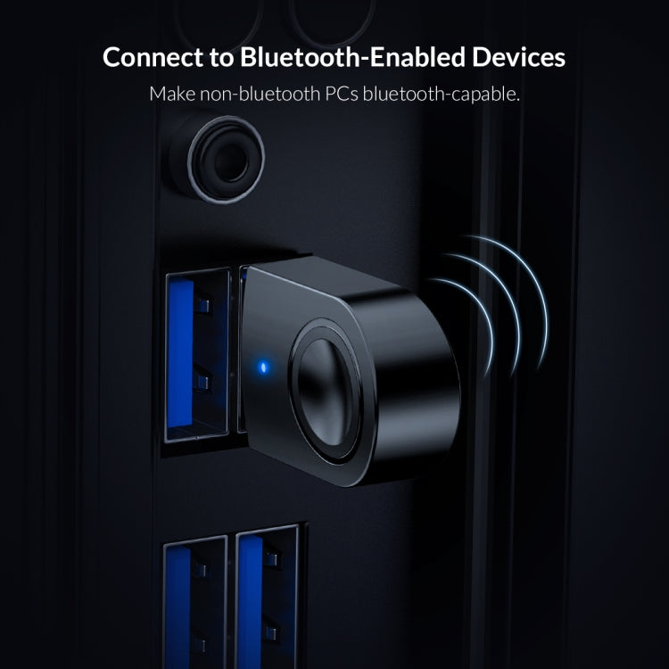 Adaptador de Bluetooth 5.0 de Orico BTA-608 (Blanco)
