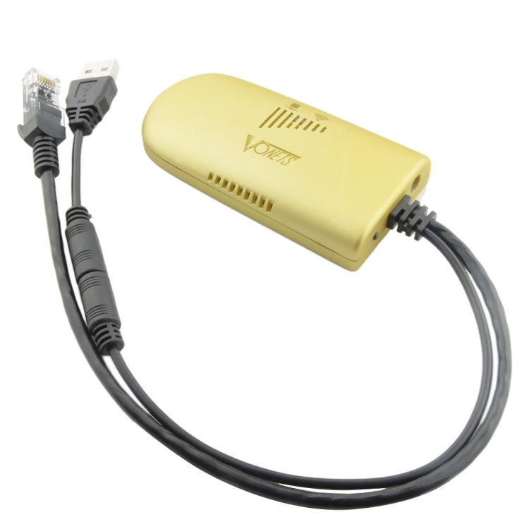 VONETS VAP11G-500 High Power CPE 20dbm Mini WiFi 300Mbps Bridge WiFi Repetidor amplificador de Señal Inalámbrico al aire libre punto a punto sin abstinencia (dorado)