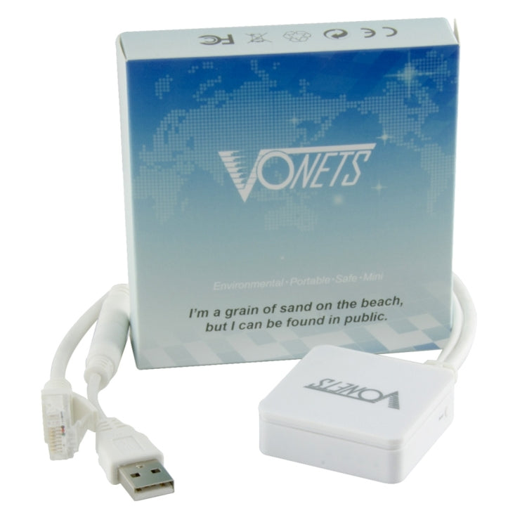 VONETS VAR11N-300 Mini répéteur et routeur WiFi 300 Mbps et pont prend en charge 802.11N (blanc)