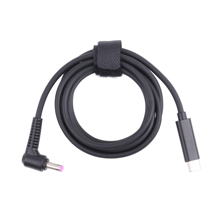 4.8 x 1.7 mm Macho a USB-C / Tipo C / Tipo C Cable adaptador longitud del Cable: 1.8m