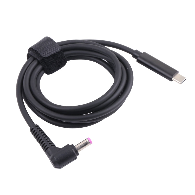 Câble adaptateur 4,8 x 1,7 mm mâle vers USB-C / Type C / Type C Longueur du câble : 1,8 m