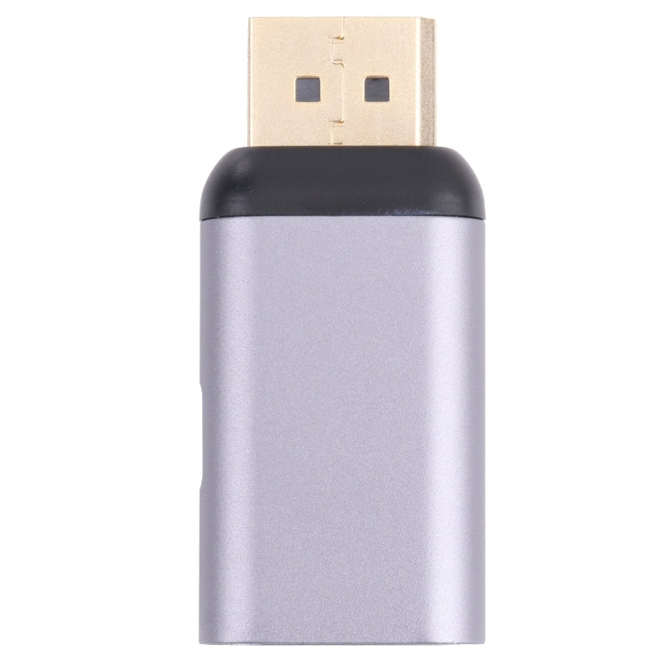 2 en 1 4K 60Hz DP Male a USB-C / Tipo-C Carga + Adaptador Hembra USB-C / Tipo-C