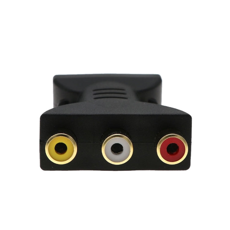 USB 2.0 Male to 3 RCA Gold Plated Audio Video Adapter AV Component Converter