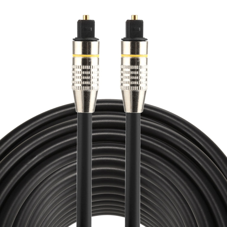 Varón de Toslink de la Cabeza del Metal niquelado de los 30m OD6.0 mm al Cable de Audio óptico Digital masculino