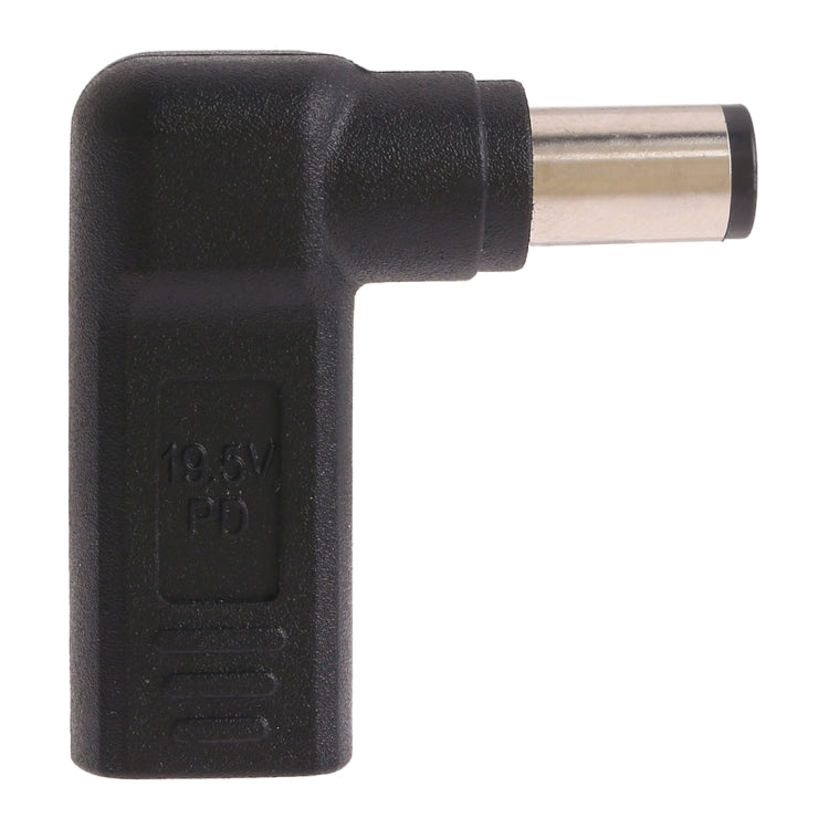 Conector de Adaptador de codo de Enchufe Macho de USB-C Type-C a 7.4X5.0 mm Para Portátils Portátiles Dell