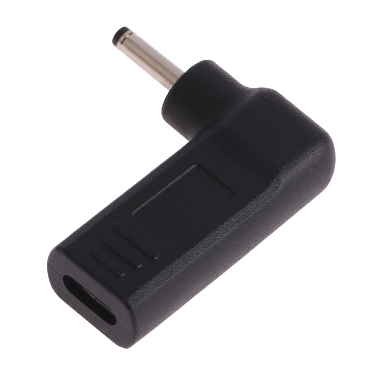 Conector de Adaptador de codo de Enchufe Macho de USB-C Type-C a 3.0x1.1 mm