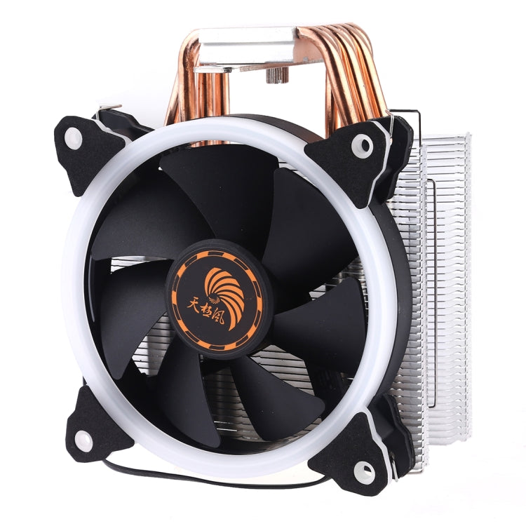 6 Copper Tubes CPU Heat Sink Cooling Fan Silent with RGB Lights 4pin For Intel: LGA775 1150 1151 1155 1156 1366 2011 (AMD: FM1 FM2 AM2 AM3+AM4)