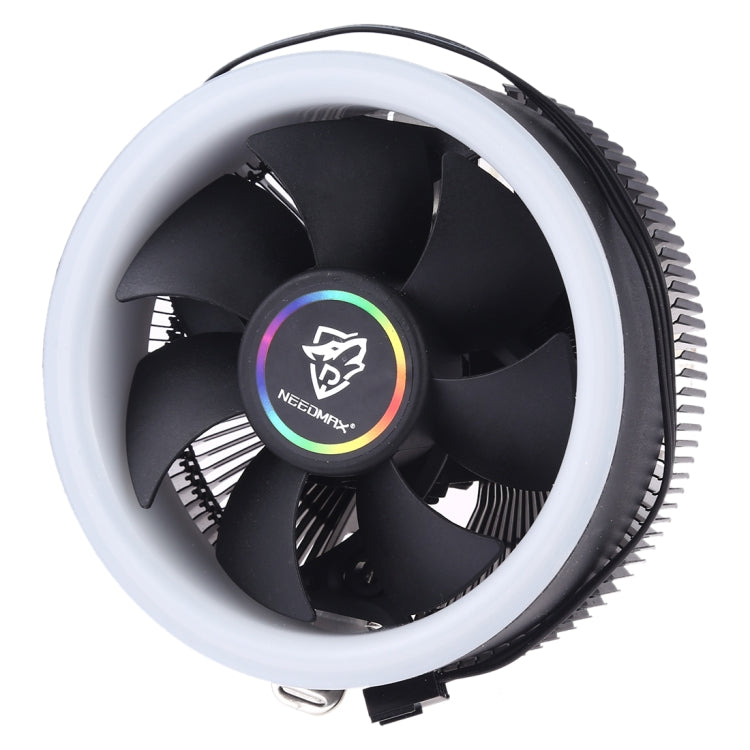 3pin Computer Components Chassis Fan Silent Cooling Fan with RGB Color Light For Intel: 1775 1366 1150 1151 1155 1156 (AMD: 754 939 AM2 AM2+ AM3 AM3+)