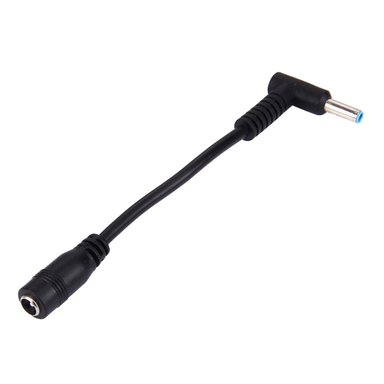 Cable Adaptador de Corriente de interfaces Macho doblado de 4.5X3.0 mm a Hembra de 5.5x2.1 mm Para Portátil longitud: 10 cm
