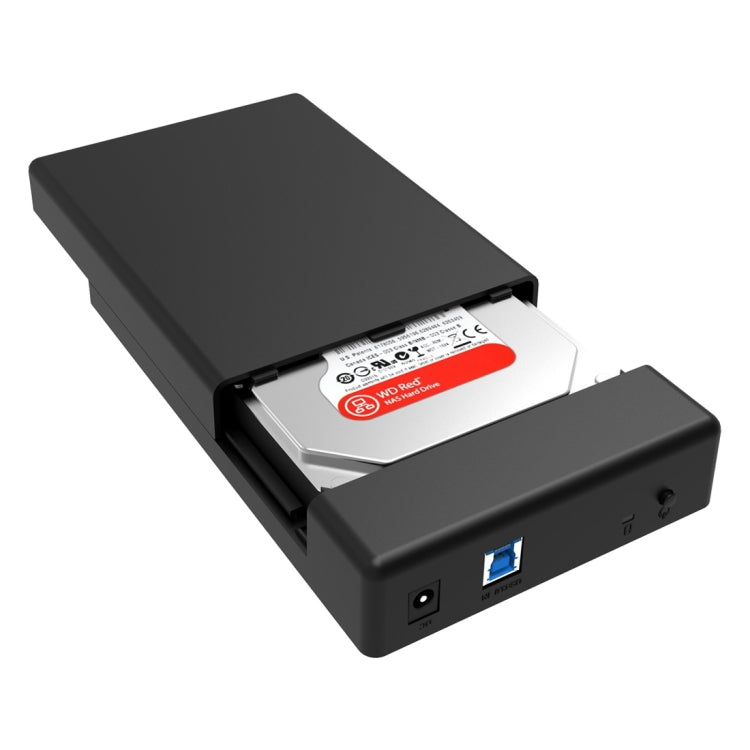 ORICO 3588US3 USB 3.0 Type-B 2.5 / 3.5 pulgadas SSD / SATA HDD Caja de almacenamiento de Disco Duro Para computadora Portátil PC de escritorio (Negro)