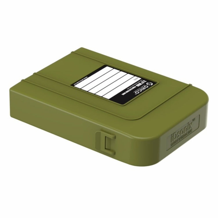 ORICO PHI-35 3.5 inch SATA Hard Drive Enclosure Hard Drive Disk Protection Enclosure (Army Green)