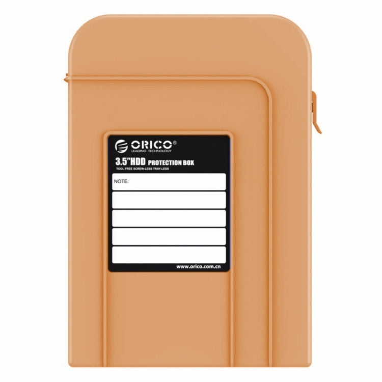 ORICO PHI-35 Boîtier de disque dur SATA 3,5 pouces Boîtier de protection de disque dur (Orange)