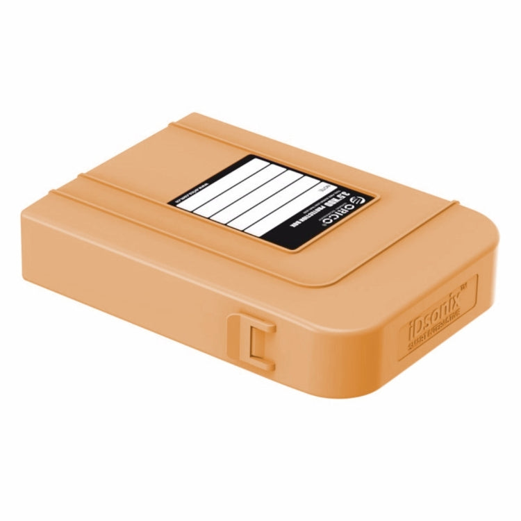 ORICO PHI-35 3.5 inch SATA Hard Drive Enclosure Hard Drive Disk Protection Enclosure (Orange)