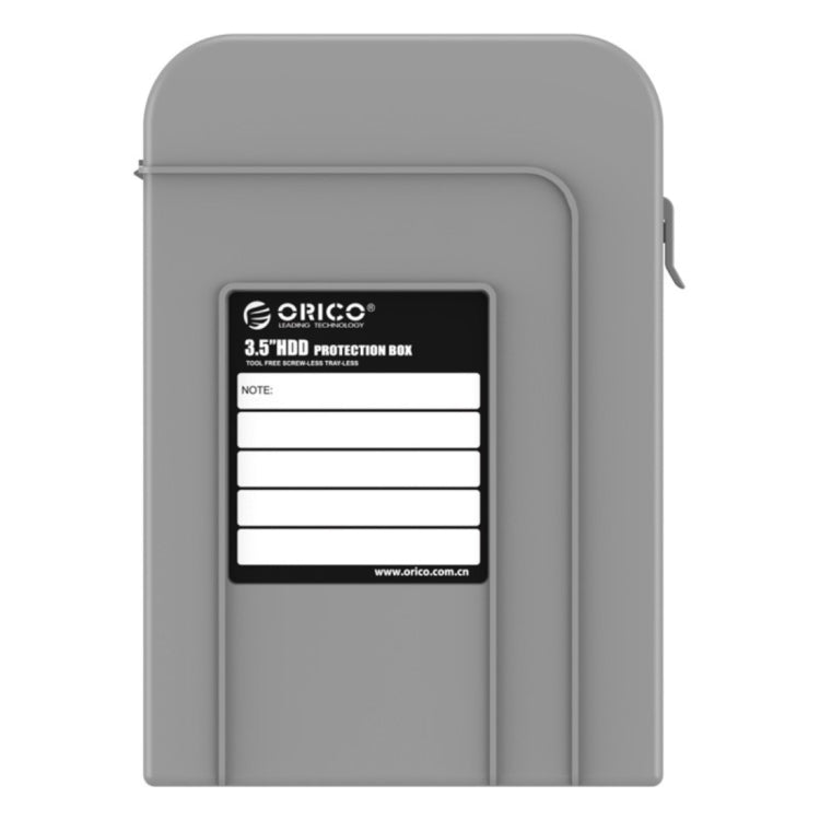 ORICO PHI-35 Caja de Disco Duro SATA de 3.5 pulgadas Caja de Protección Para Disco Duro Caja de Cubierta (Gris)