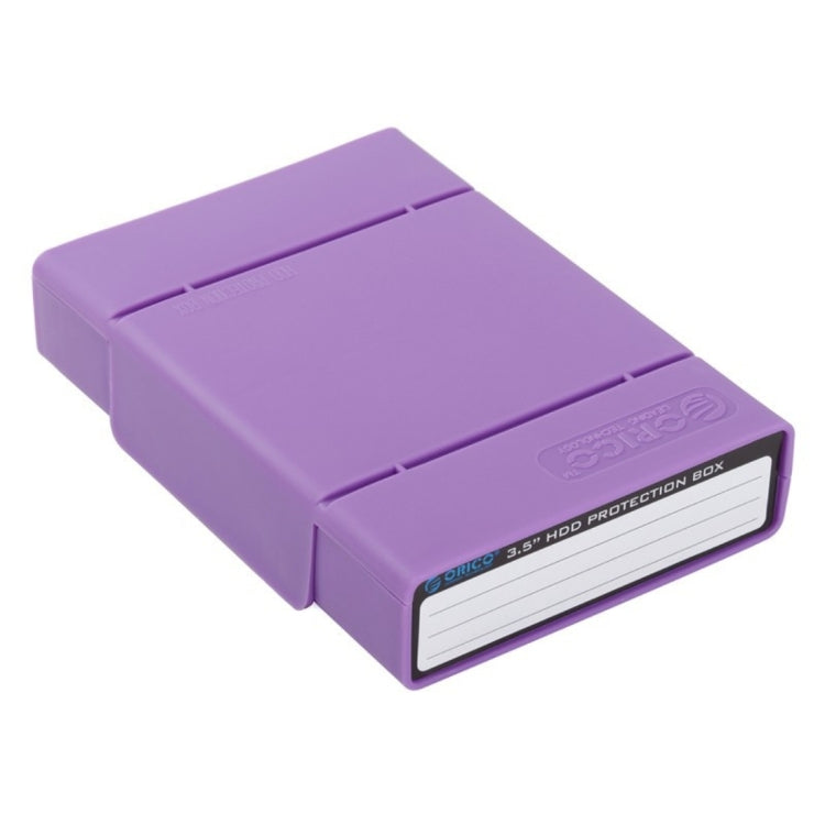 ORICO PHP-35 3.5 inch SATA Hard Drive Enclosure Hard Drive Protection Box Cover Box (Purple)