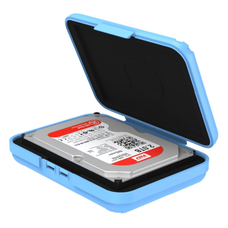 ORICO PHX-35 3.5 inch SATA Hard Drive Enclosure Hard Drive Disk Protection Enclosure (Blue)