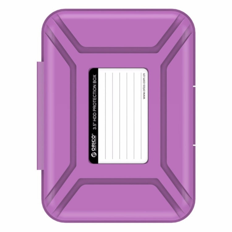 ORICO PHX-35 3.5 inch SATA Hard Drive Enclosure Hard Drive Protection Box Cover Box (Purple)