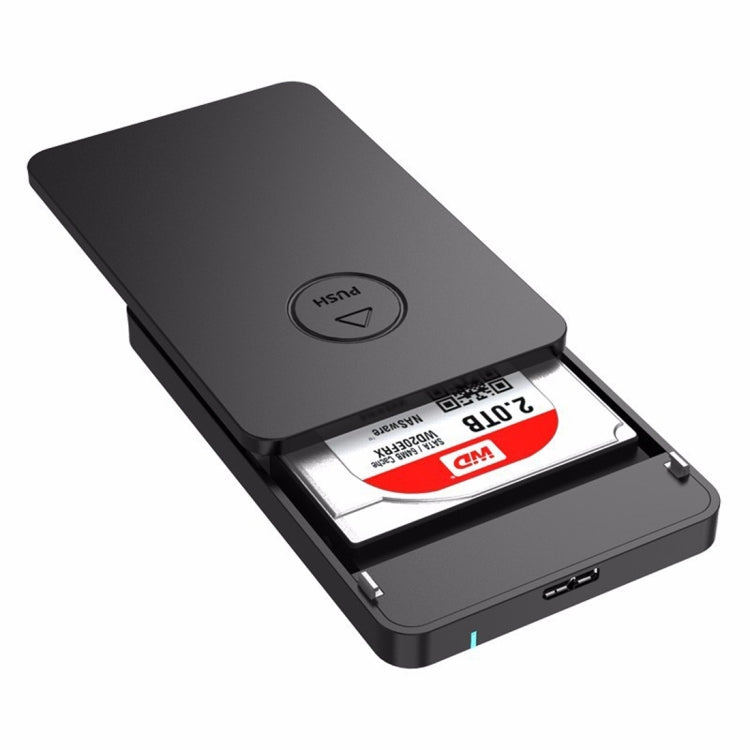ORICO 2569S3 USB3.0 Micro-B External Hard Drive Enclosure Storage Box For 9.5mm 2.5 inch SATA HDD/SSD (Black)