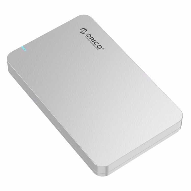 ORICO 2569S3 USB3.0 Micro-B Boîtier de Stockage de Boîtier de Disque Dur Externe pour Disque Dur/SSD SATA 2,5 Pouces 9,5 mm (Argent)