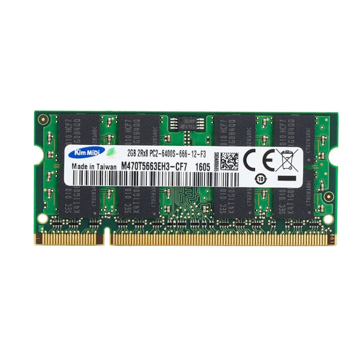 Kim MiDi 1.8V DDR2 800MHz 2GB RAM Memory Module For Laptops