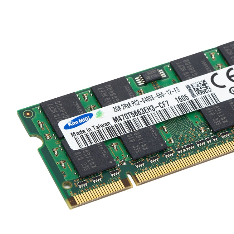 Module de mémoire RAM Kim MiDi 1,8 V DDR2 800 MHz 2 Go pour ordinateurs portables