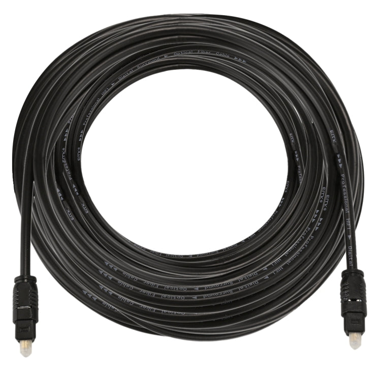 Cable de Audio óptico Digital EMK 10m OD4.0 mm Toslink Macho a Macho
