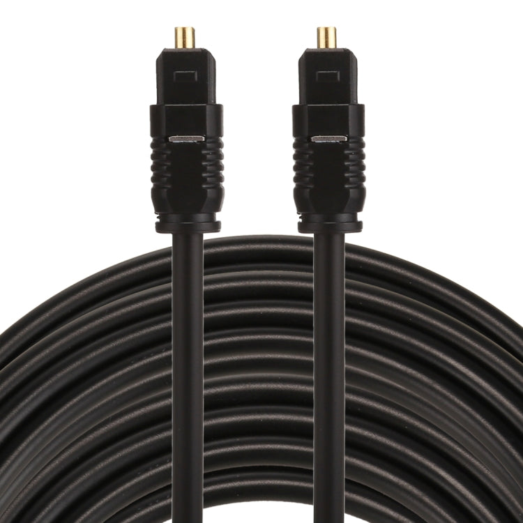 Câble audio optique numérique EMK 15 m OD4.0 mm Toslink mâle vers mâle