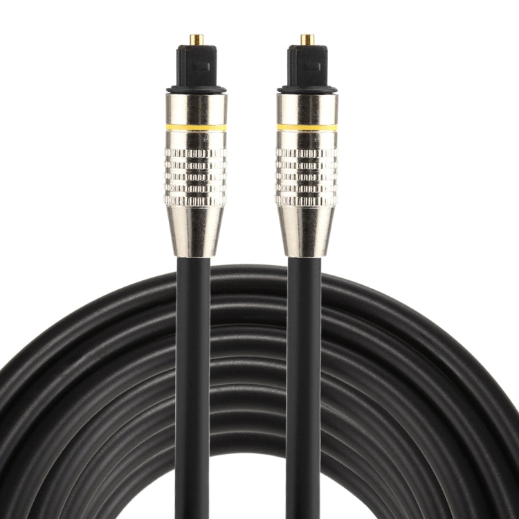 5m OD6.0 mm niquelado Cabeza de Metal Toslink Macho a Macho Cable de Audio óptico Digital