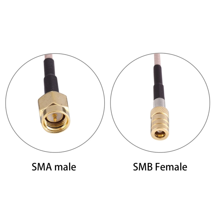 Câble adaptateur SMA mâle vers SMB femelle 90 cm RG316