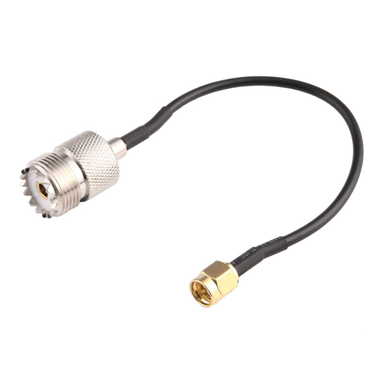 Câble adaptateur UHF femelle vers SMA mâle RG174 de 15 cm