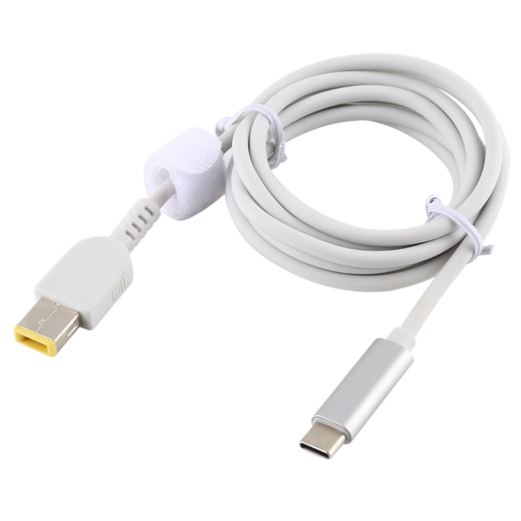 USB-C Type-C a Big Square Male Laptop Power Charging Cable Para Lenovo Longitud del Cable: aProximadamente 1.5 m
