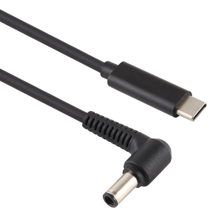 Câble de charge d'alimentation pour ordinateur portable USB-C Type-C vers 6,0 x 0,6 mm pour Asus Longueur du câble : environ 1,5 m
